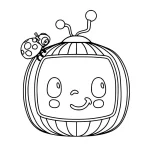 coloriage Cocomelon pour enfant de 4 ans