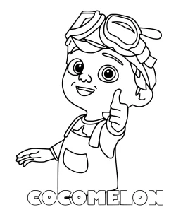 coloriage Cocomelon pour enfant a imprimer gratuit