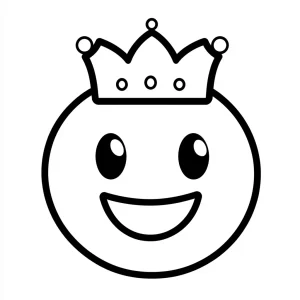 coloriage Emoji à imprimer pour enfant de 7 ans