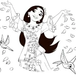coloriage Encanto a imprimer pour enfant de 4 ans