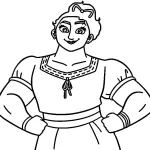 coloriage Encanto à imprimer gratuitement pdf