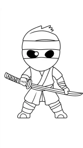 coloriage Épée à imprimer pdf gratuit