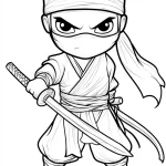 coloriage Épée pour bebe a imprimer