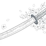 coloriage Épée a imprimer gratuit