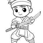 coloriage Épée a colorier en ligne gratuitement