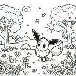 télécharger coloriage Evoli gratuit