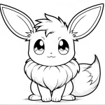coloriage Evoli d