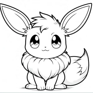 coloriage Evoli d