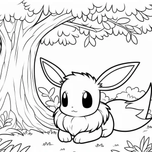 coloriage Evoli pour enfant de 10 ans