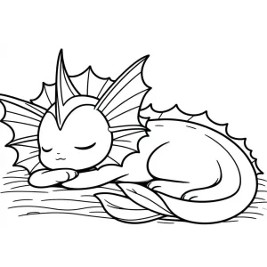 coloriage Evoli à imprimer pour enfant de 8 ans