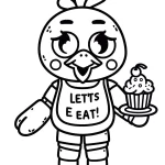 coloriage FNAF pour enfant à imprimer
