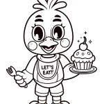 coloriage FNAF à imprimer