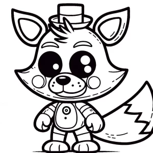 coloriage FNAF pour enfant de à imprimer