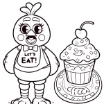 coloriage FNAF de pour enfants