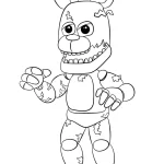 coloriage FNAF a dessiner et imprimer