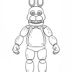 coloriage FNAF educatif pour enfant