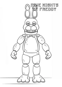 coloriage FNAF educatif pour enfant
