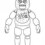 coloriage FNAF en ligne pour enfant
