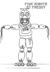 coloriage FNAF a colorier en ligne