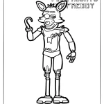 coloriage FNAF a imprimer