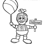 coloriage FNAF à imprimer pdf gratuit