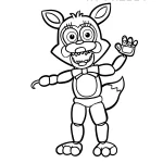 coloriage FNAF à imprimer gratuit