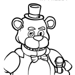 coloriage FNAF pour enfants à imprimer
