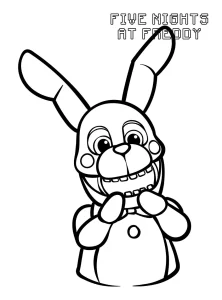coloriage FNAF de pour enfants