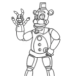 coloriage FNAF a imprimer gratuitement