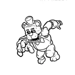 coloriage FNAF pour enfant de à imprimer