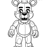 coloriage FNAF a imprimer gratuitement