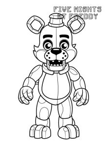 coloriage FNAF a imprimer gratuitement