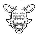 coloriage FNAF à imprimer pour enfant de 10 ans