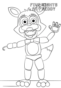coloriage FNAF a imprimer gratuitement