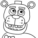 coloriage FNAF à imprimer a4