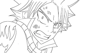 coloriage Fairy Tail de pour enfants