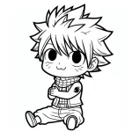 coloriage Fairy Tail pour enfant de 2 ans