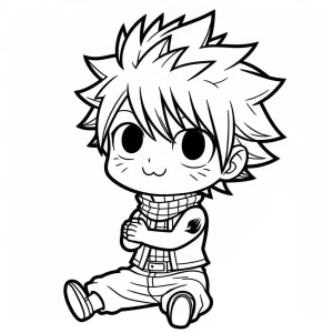 coloriage Fairy Tail pour enfant de 2 ans