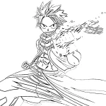 coloriage Fairy Tail a telecharger