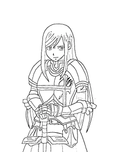 coloriage Fairy Tail pour enfant