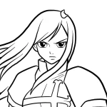 coloriage Fairy Tail à imprimer a4