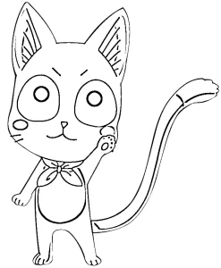 coloriage Fairy Tail gratuit a imprimer