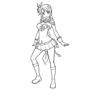coloriage Fairy Tail gratuit à imprimer