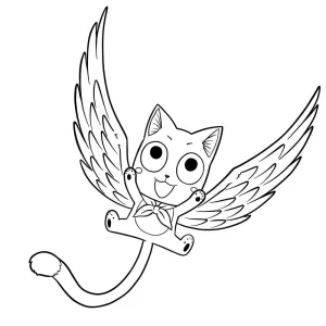 coloriage Fairy Tail a imprimer gratuit