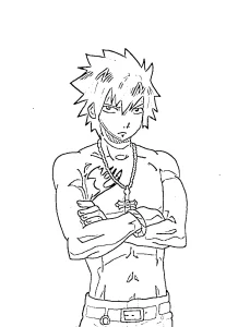 coloriage Fairy Tail gratuit