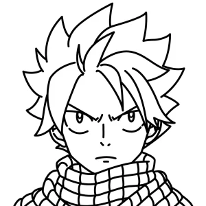 coloriage Fairy Tail à imprimer a4