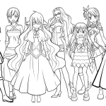 coloriage Fairy Tail a imprimer gratuit