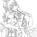 coloriage Fairy Tail pour enfants a imprimer gratuit