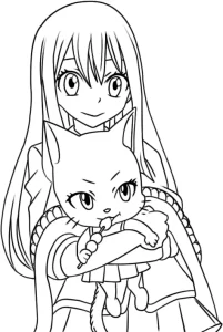coloriage Fairy Tail d