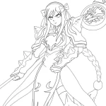 coloriage Fairy Tail à imprimer a4